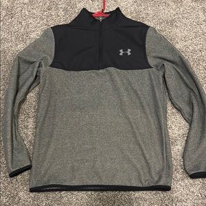Under Armour Black and Gray Pullover